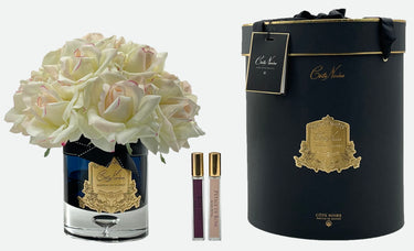 Luxury Grand Bouquet Dark Glass - Gold badge - Pink Plush - pink box - LTWB02